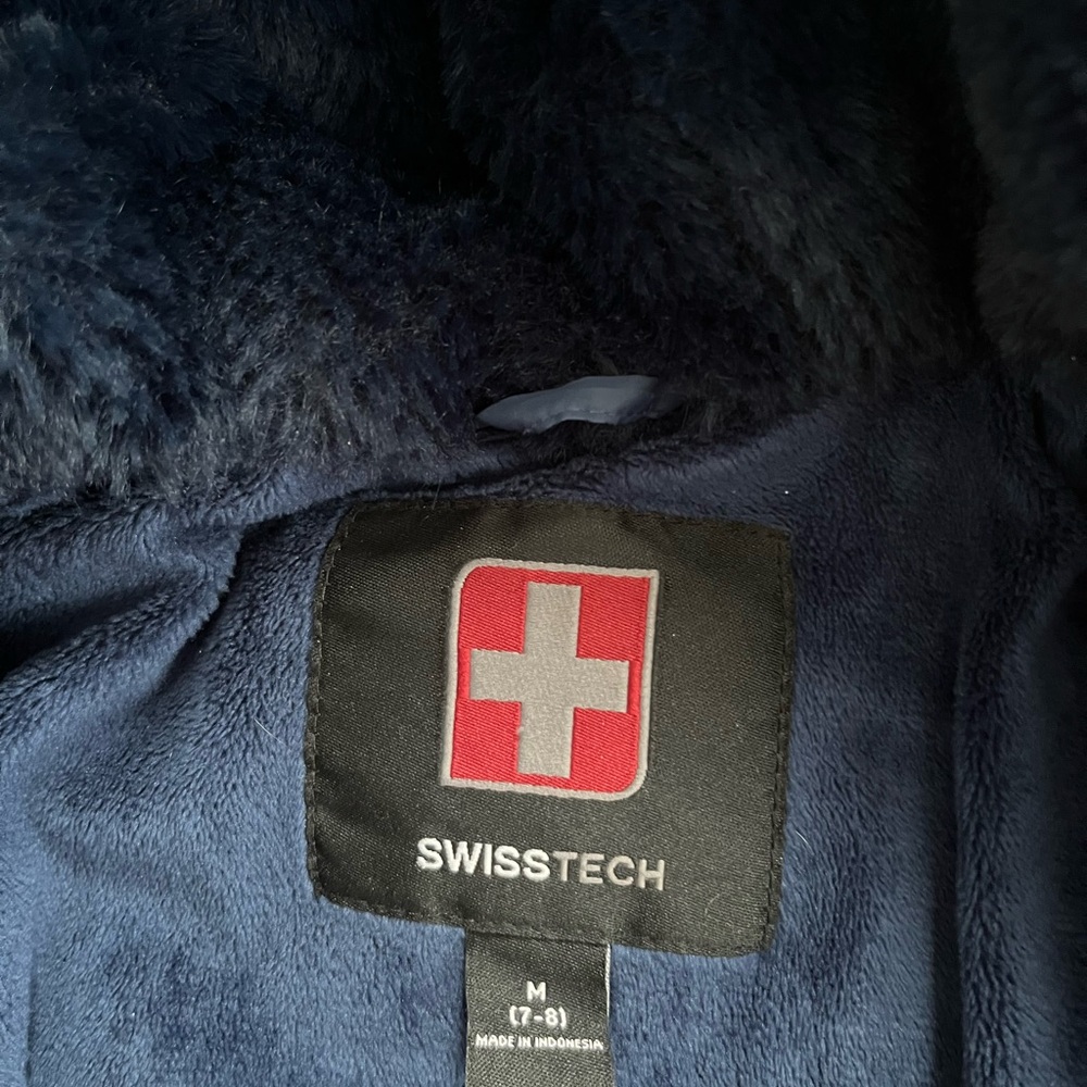 Swiss Tech Navy Fleece Jacket - Picture 3 of 3